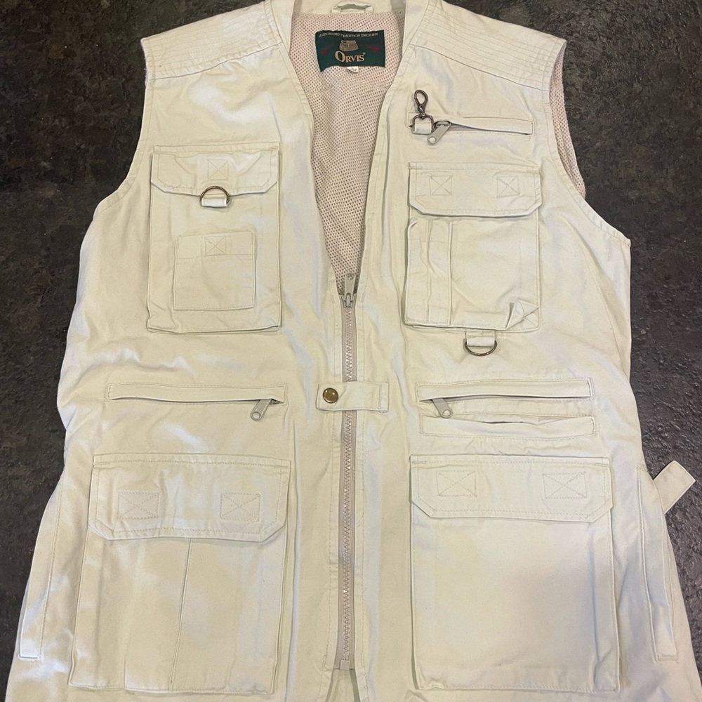 Orvis Men's Cream Utility/fishing Vest